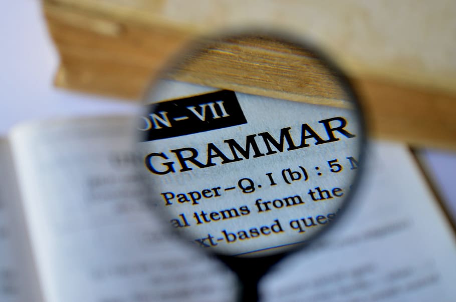 proper grammar to help people undersatnd your article